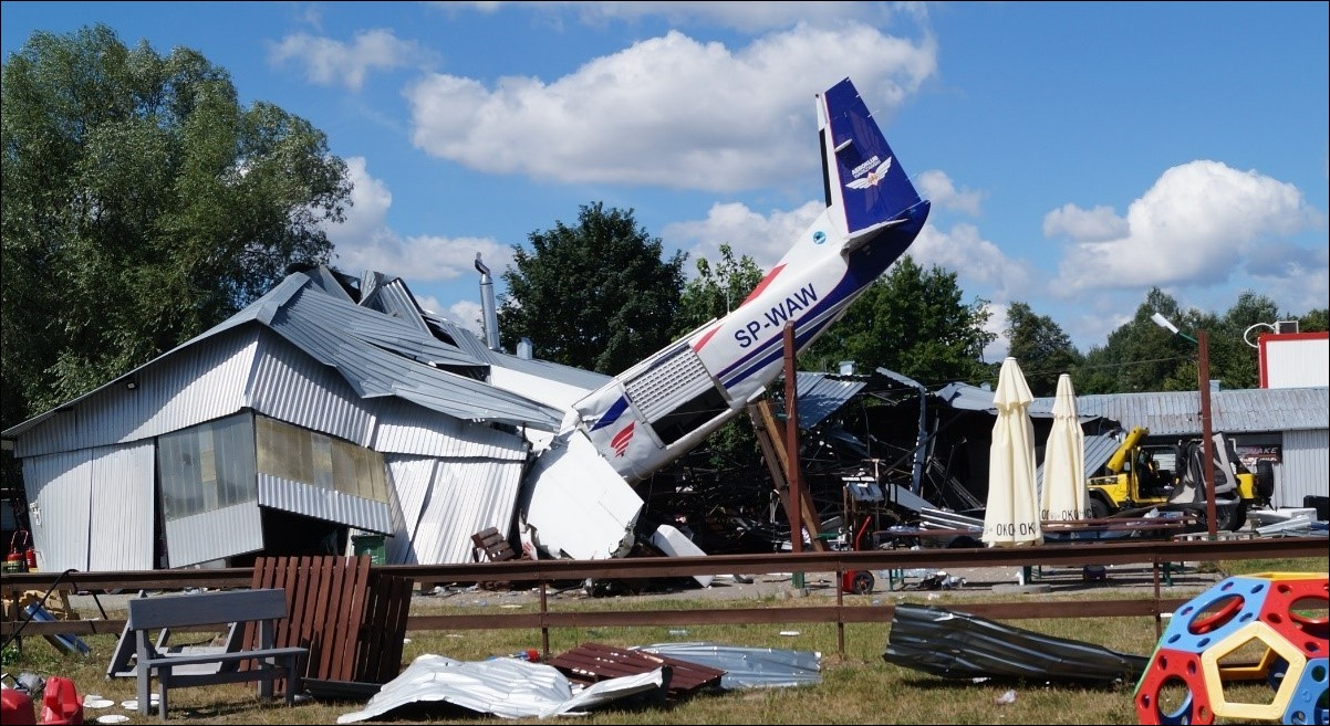 PKBWL Interim statement – Accident, Cessna Grand Caravan 208B (SP-WAW), Chrcynno (EPNC), 17/07/2023