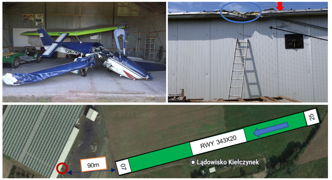 Raport końcowy PKBWL – wypadek, samolot Zenair CH 601 (OK-KUA15), Kiełczynek, 23/05/2023