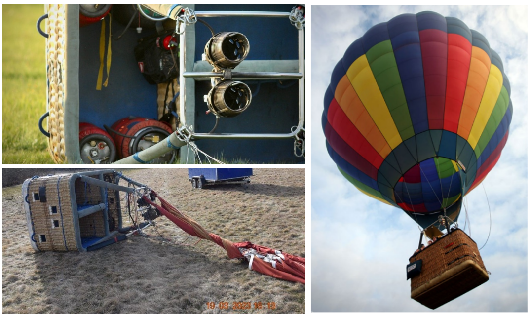 PKBWL report – accident, baloon Cameron Z-160 (SP-BOK), Bór n. Nowy Targ, 19/03/2023